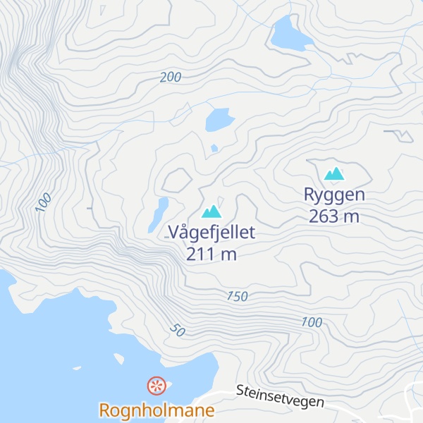 Map of Vågefjellet