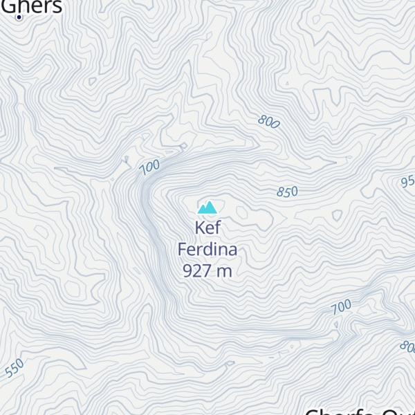 Map of Kef Ferdina