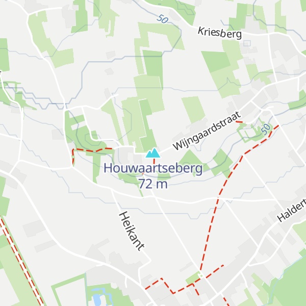 Map of Houwaartseberg