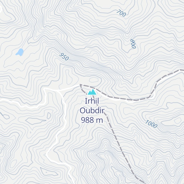 Map of Irhil Oubdir