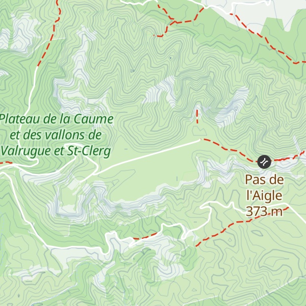 Map of Plateau de la Caume