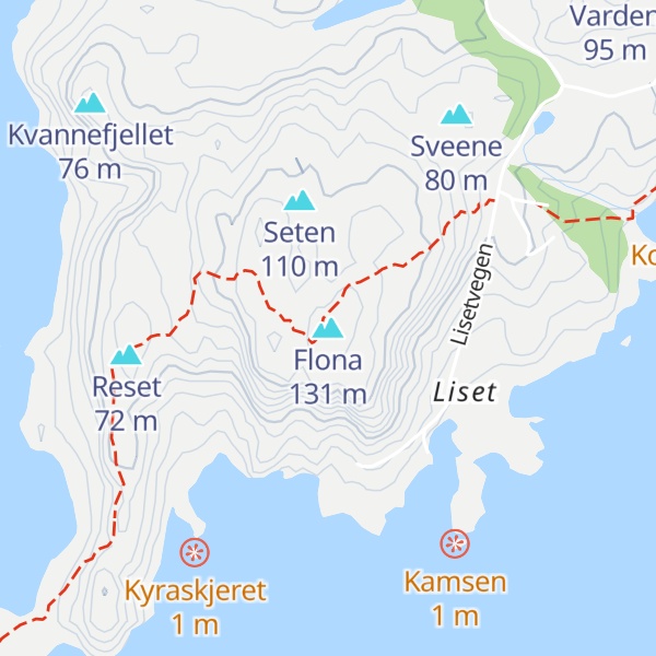 Map of Flona