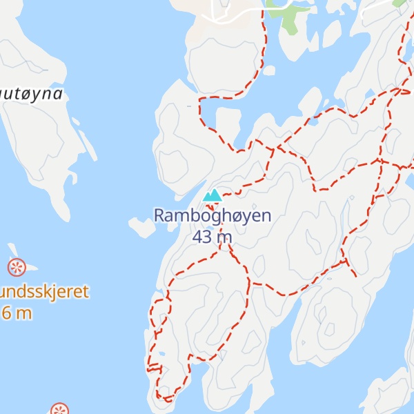 Map of Dagsturhtta Rambogen