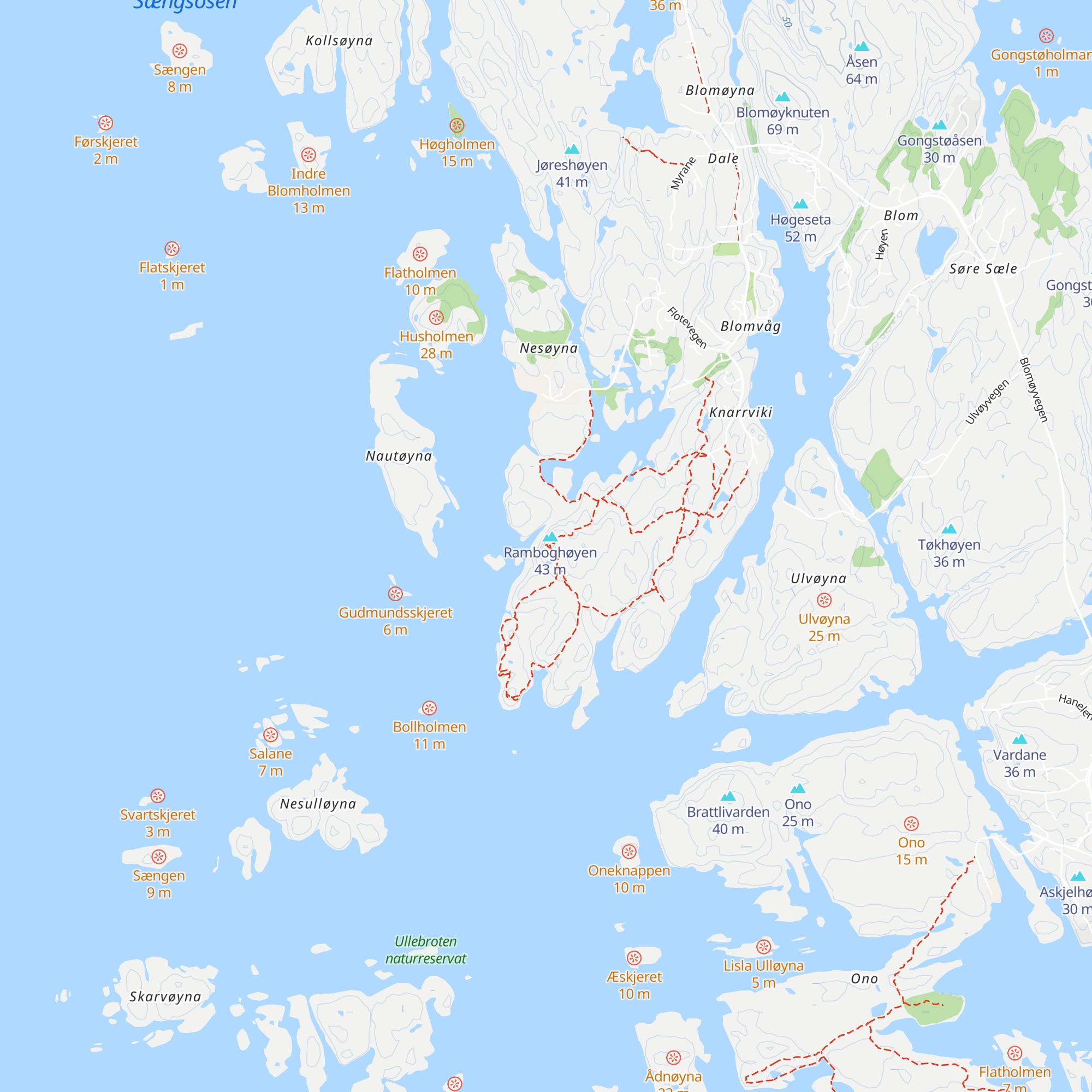 Dagsturhtta Rambogen map