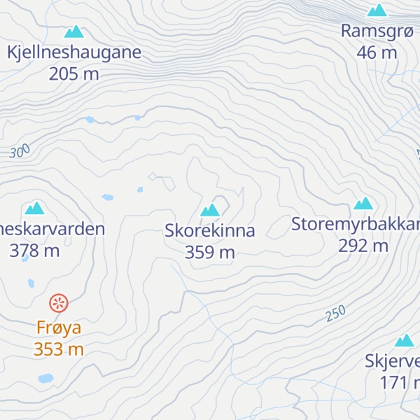 Map of Skorekinna