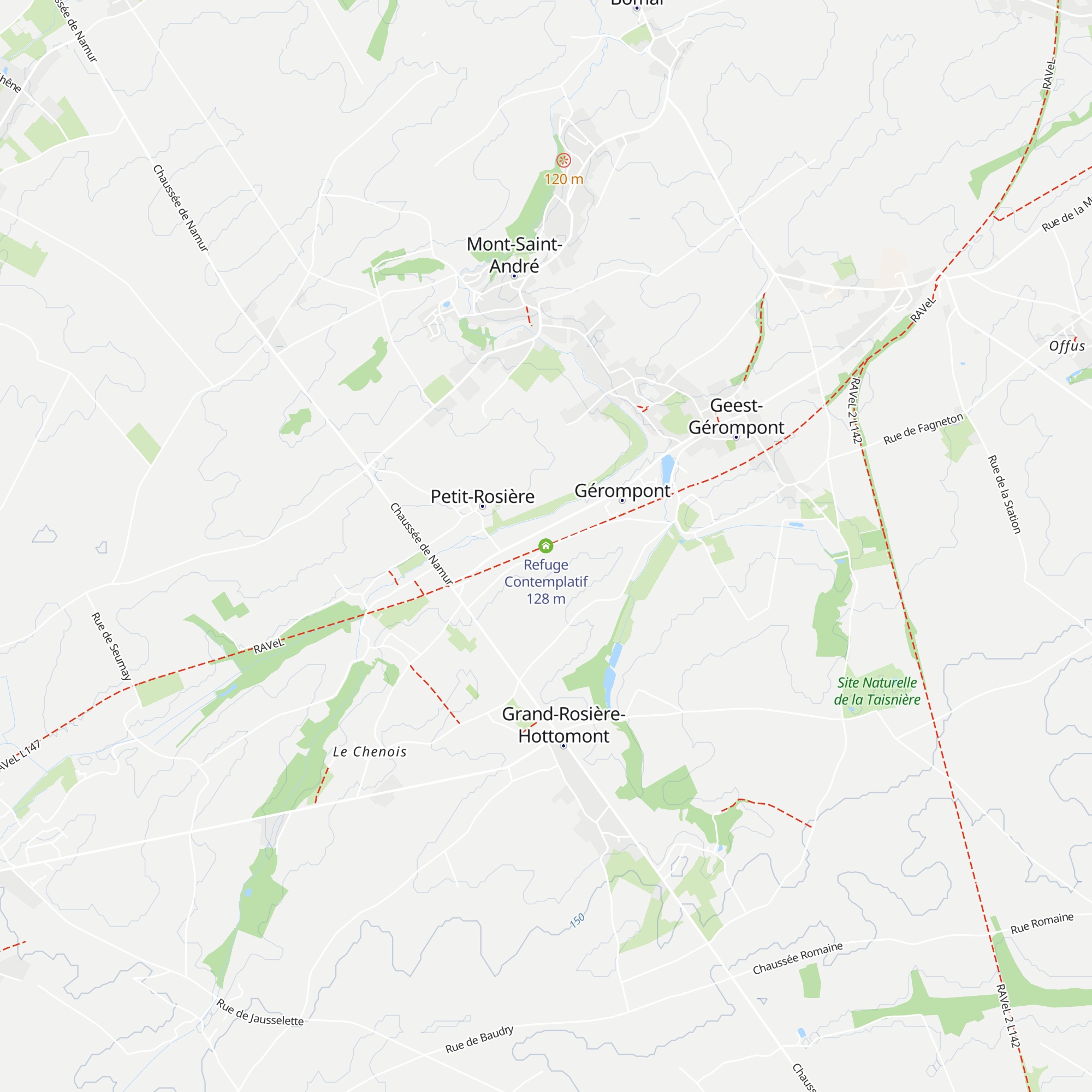 Refuge Contemplatif map