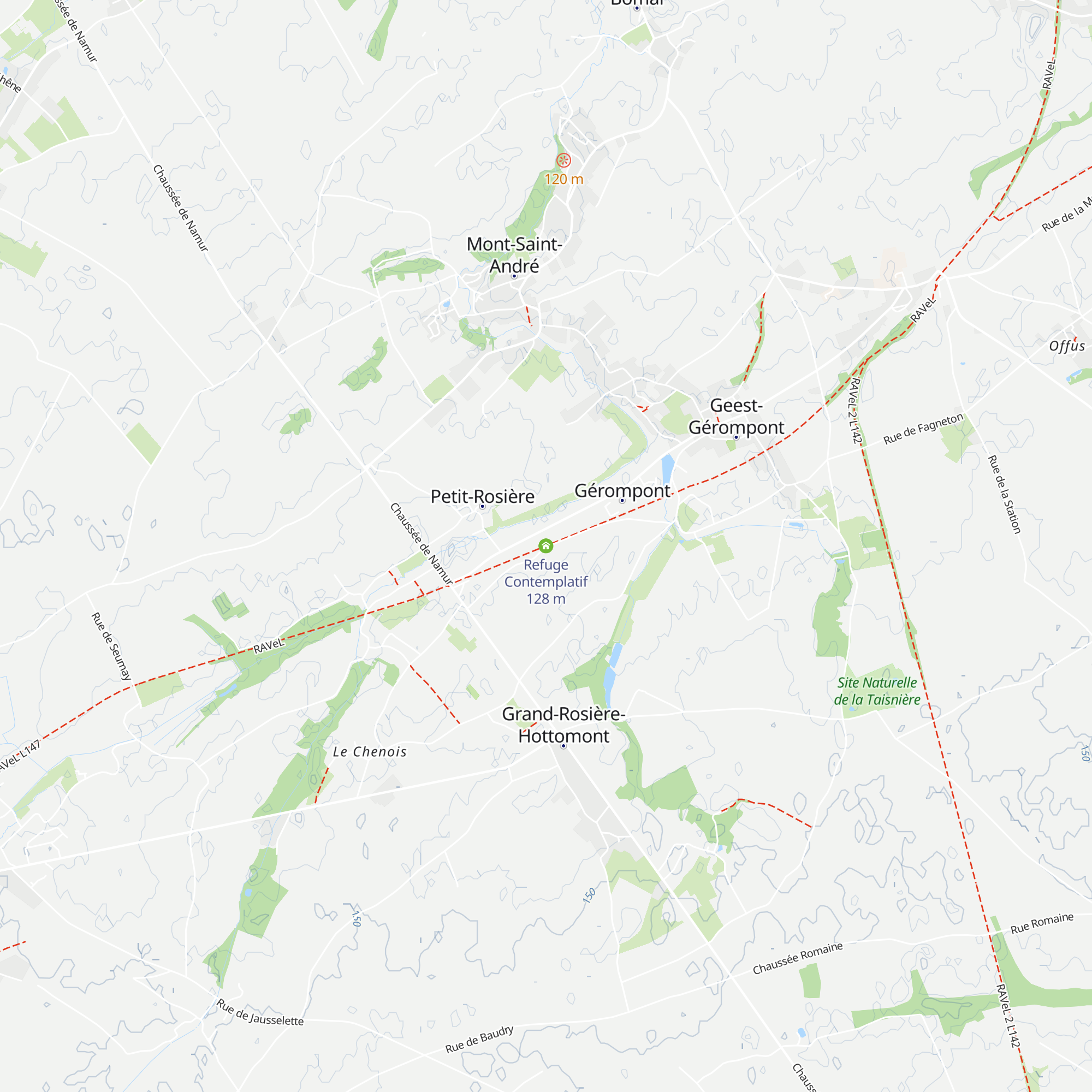 Refuge Contemplatif map