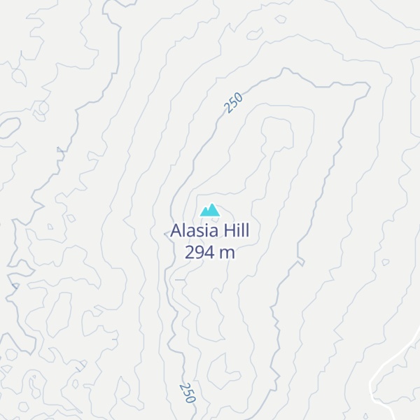 Map of Alasia Hill
