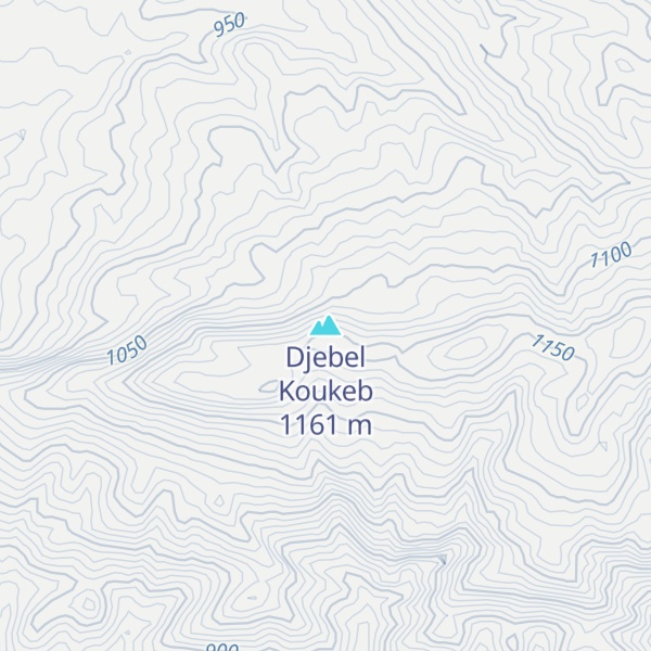 Map of Djebel Koukeb