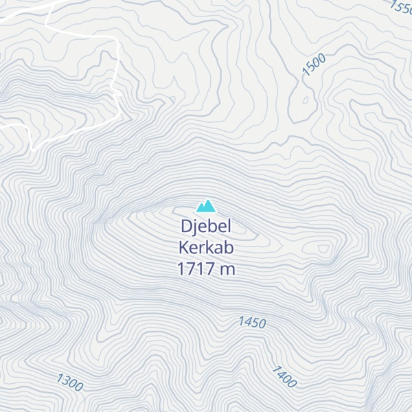 Map of Djebel Kerkab