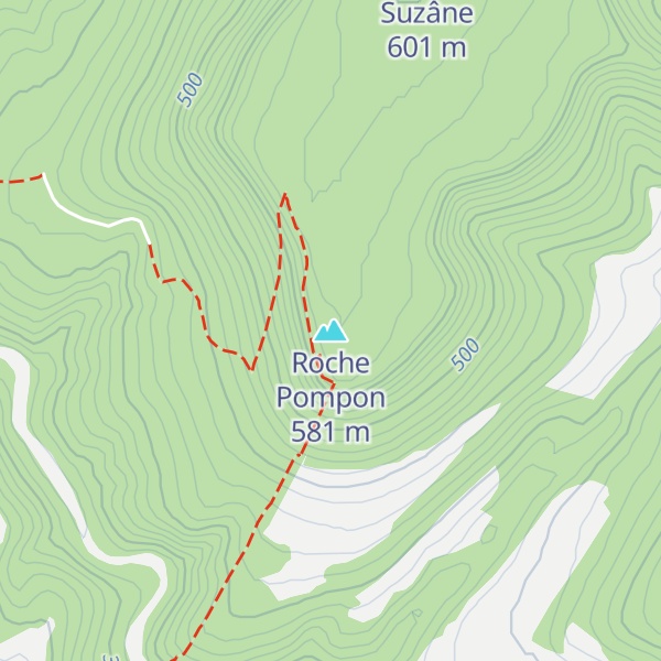 Map of Roche Pompon