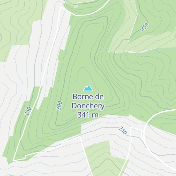 Map of Borne de Donchery