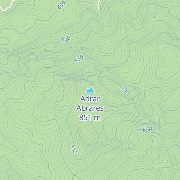 Map of Adrar Abrares