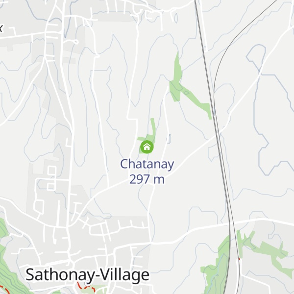 Map of Chatanay