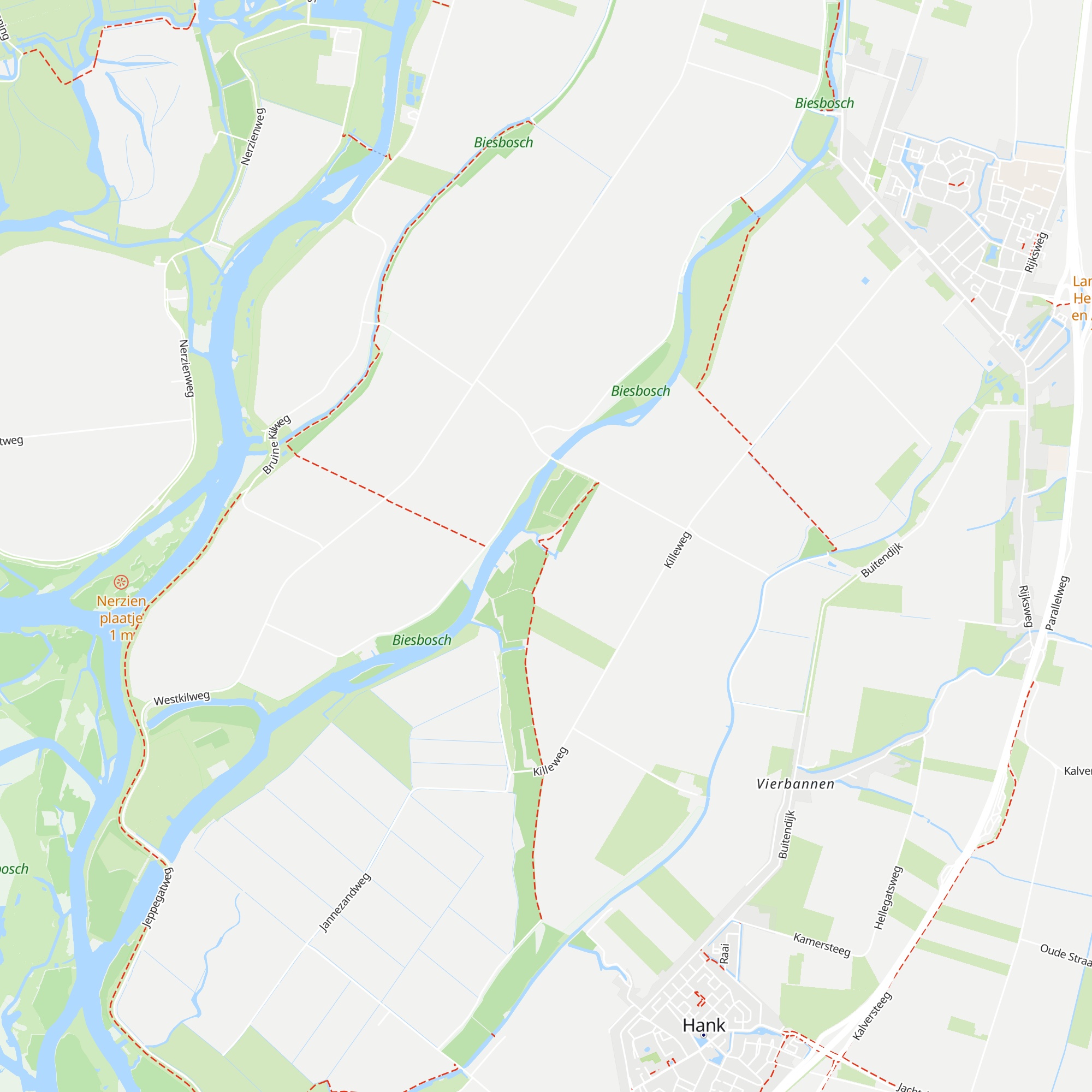Griendwerkershut map