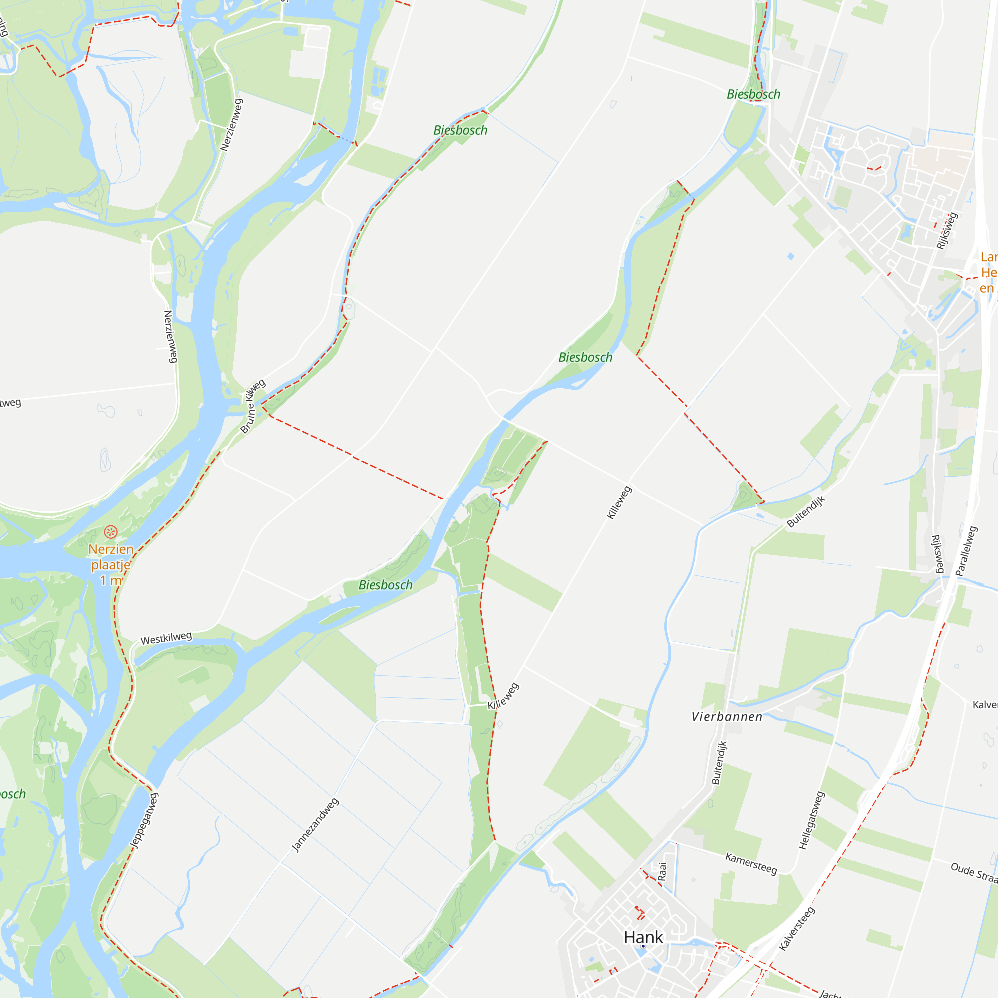 Griendwerkershut map