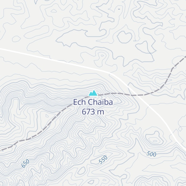 Map of Ech Chaïba