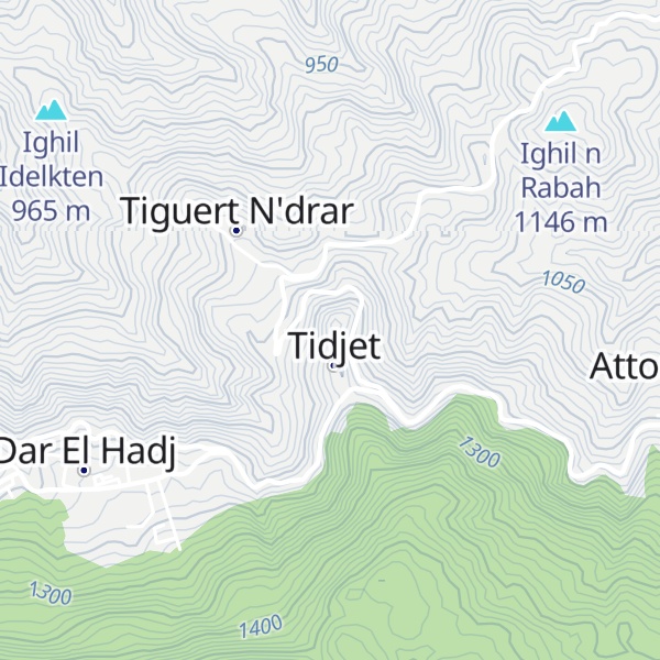 Map of Koudiet Anza Saïd