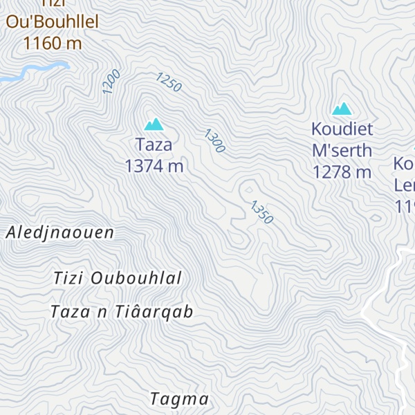 Map of Tighilt Tikhesaline