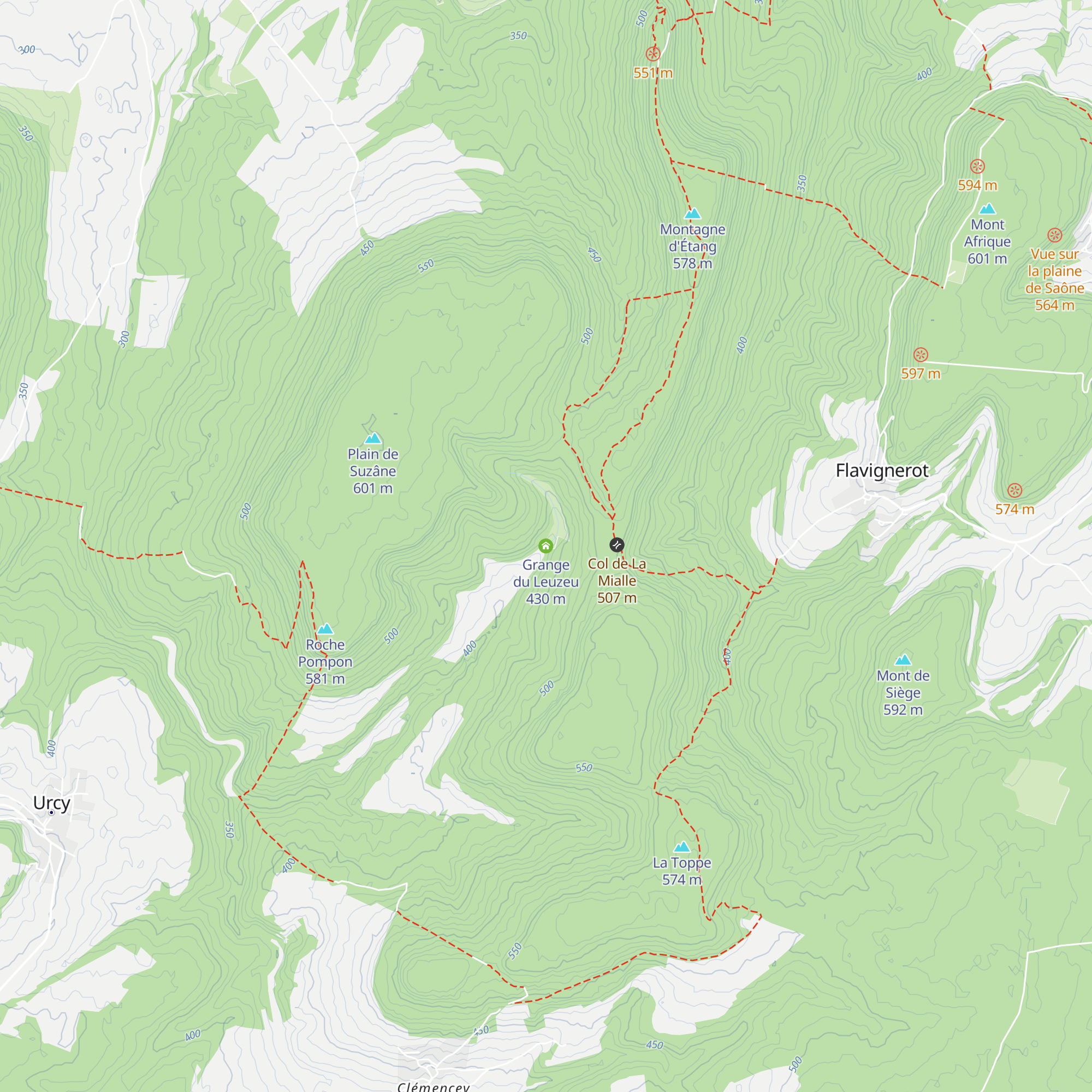 Grange du Leuzeu map