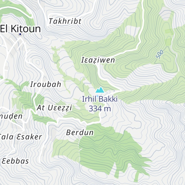 Map of Djebel Emsrich