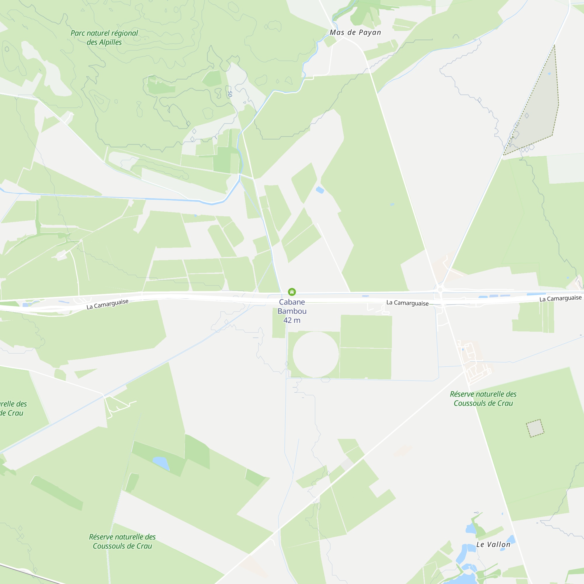 Cabane Bambou map