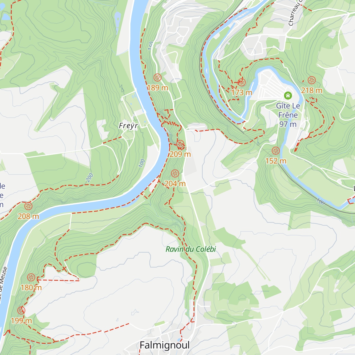 Refuge Duchesne CAB map