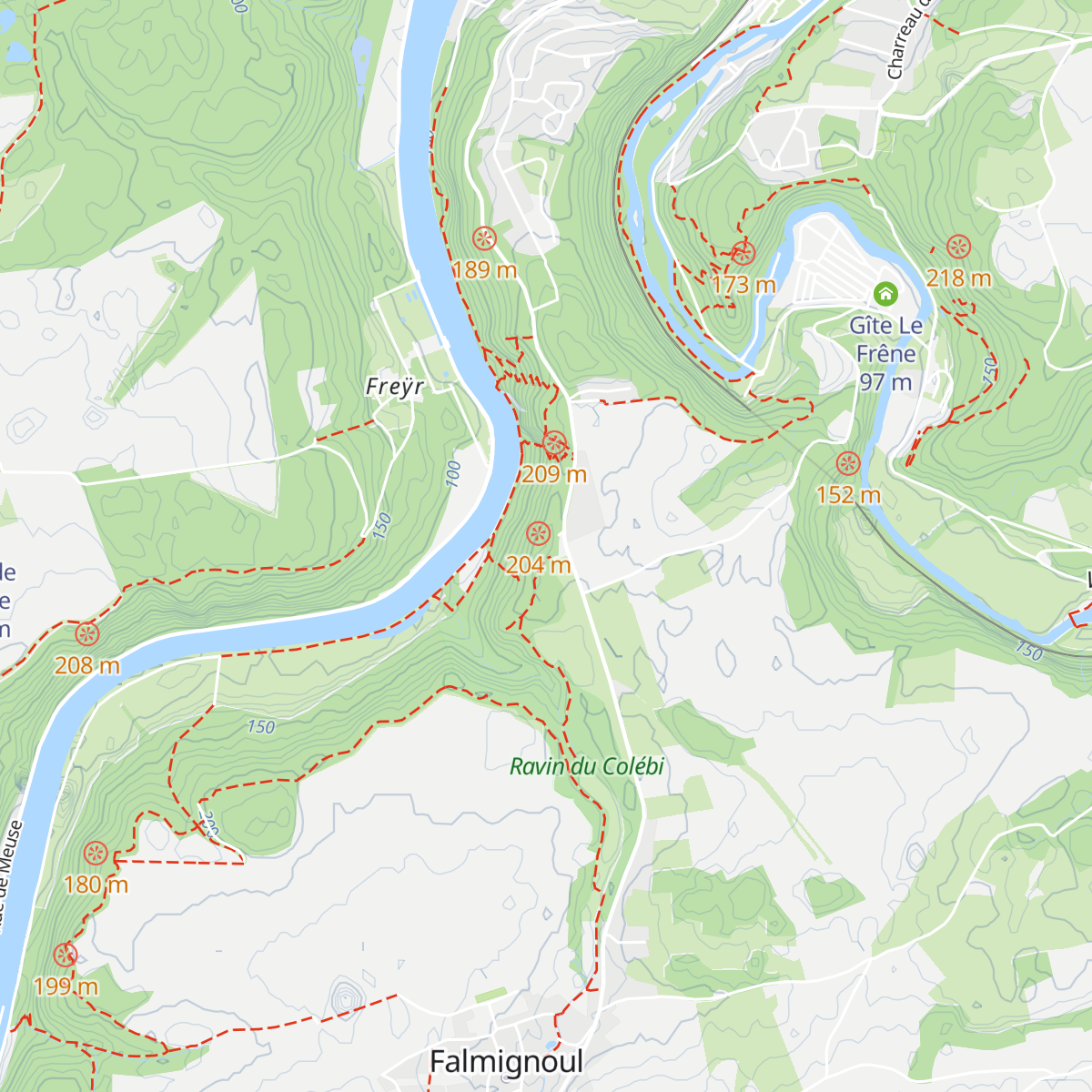 Refuge Duchesne CAB map