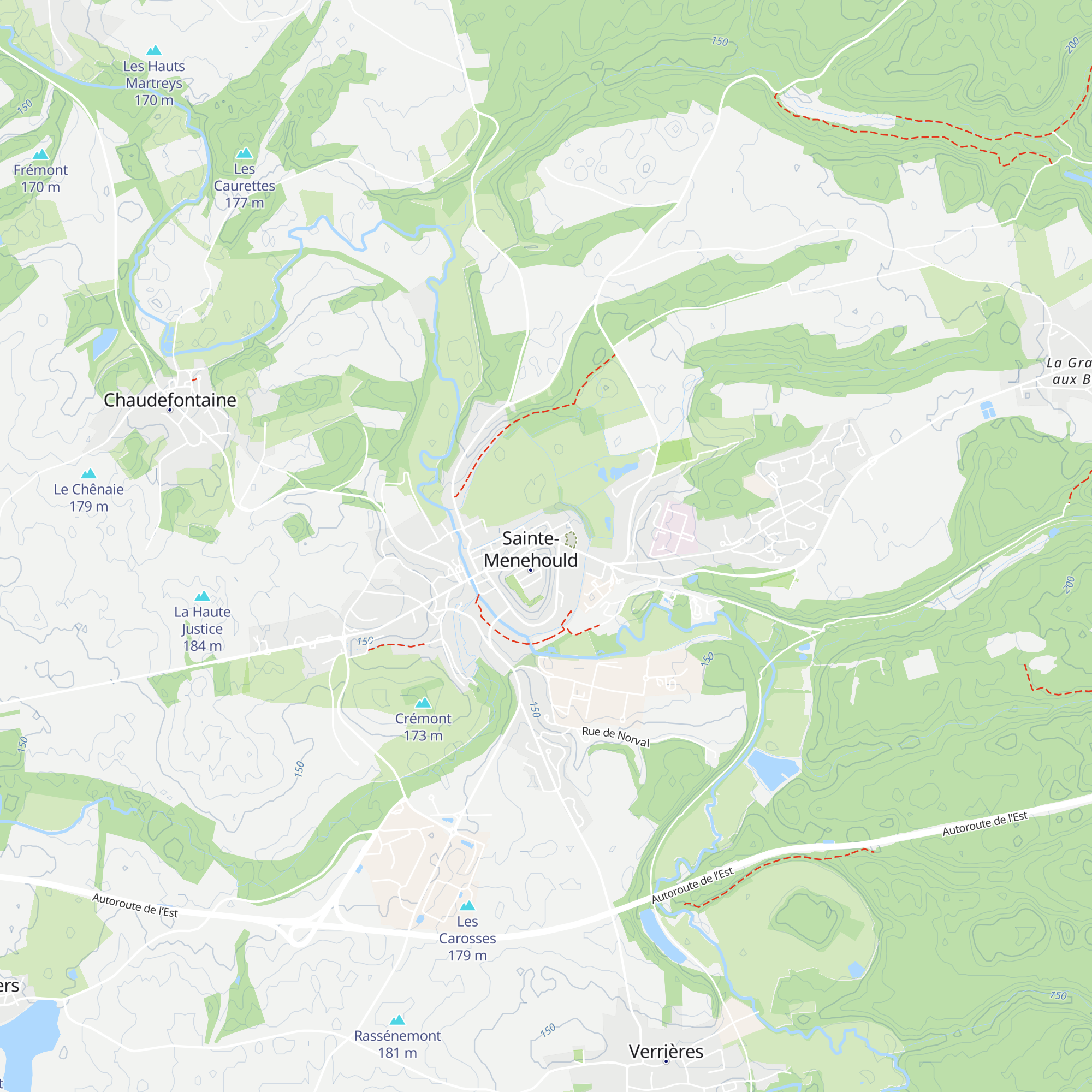 Office de Tourisme du Pays d'Argonne map