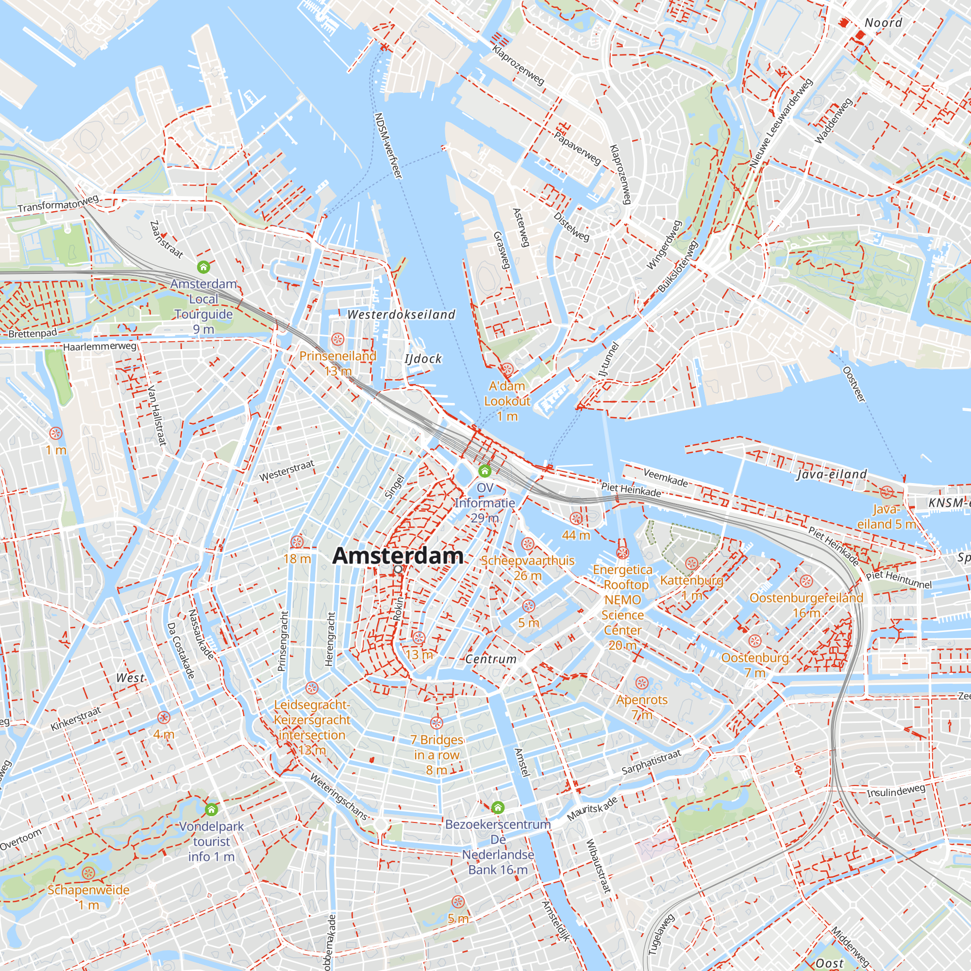GVB Tickets & Information map