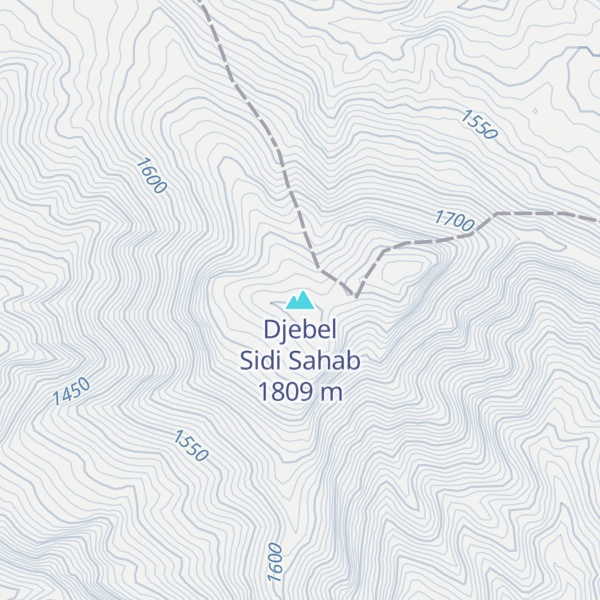 Map of Djebel Sidi Sahab