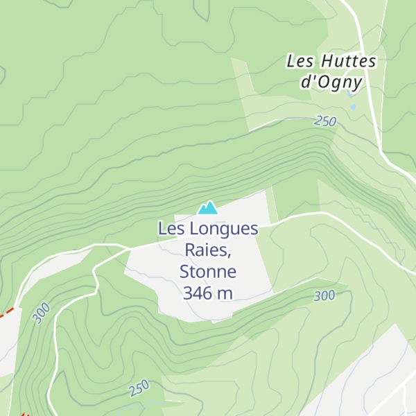 Map of Les Longues Raies, Stonne