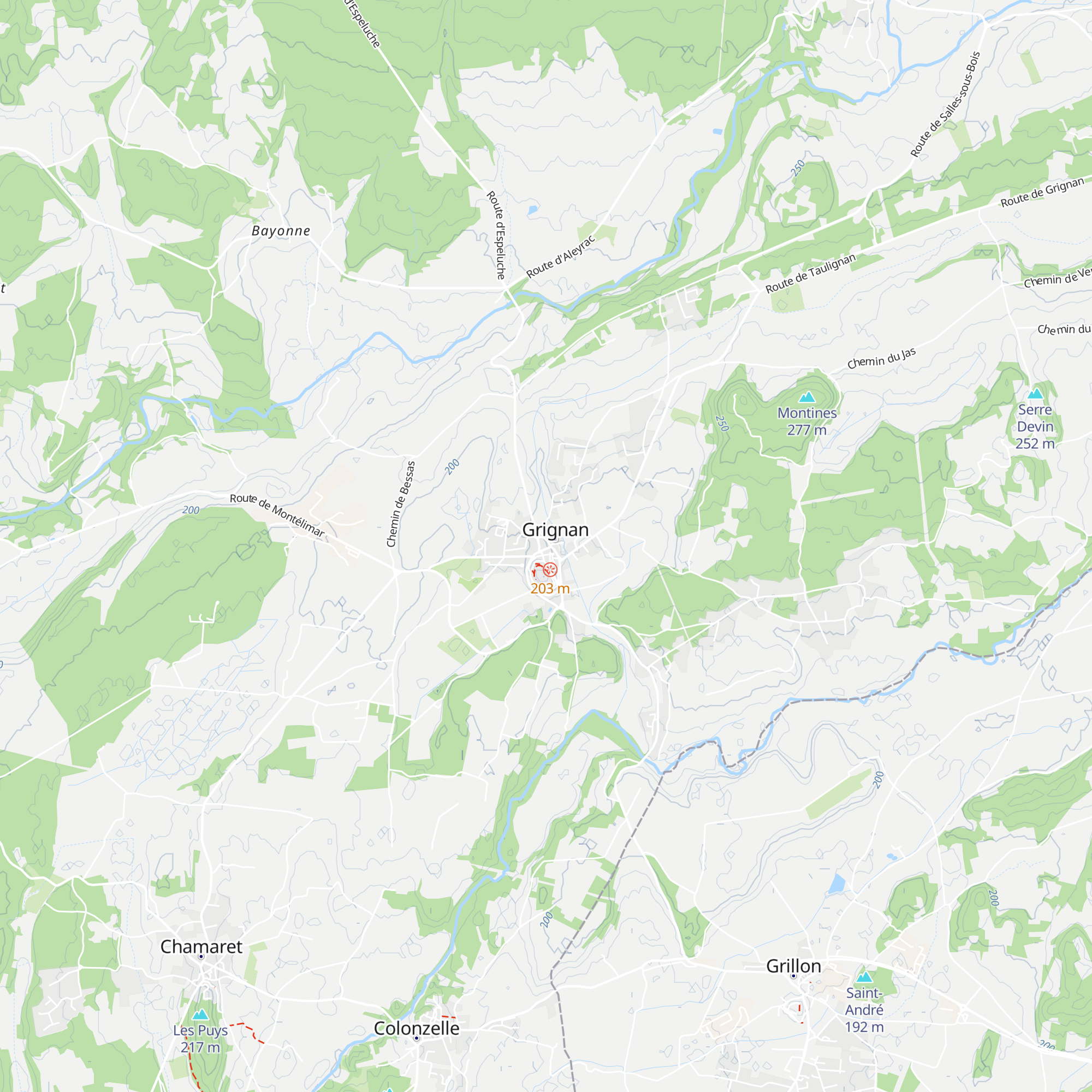 Pays de Grignan - Office du Tourisme map