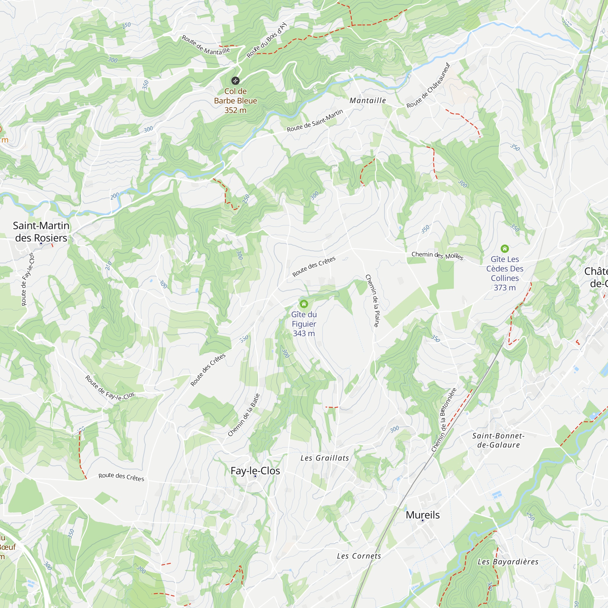 Gîte du Figuier map