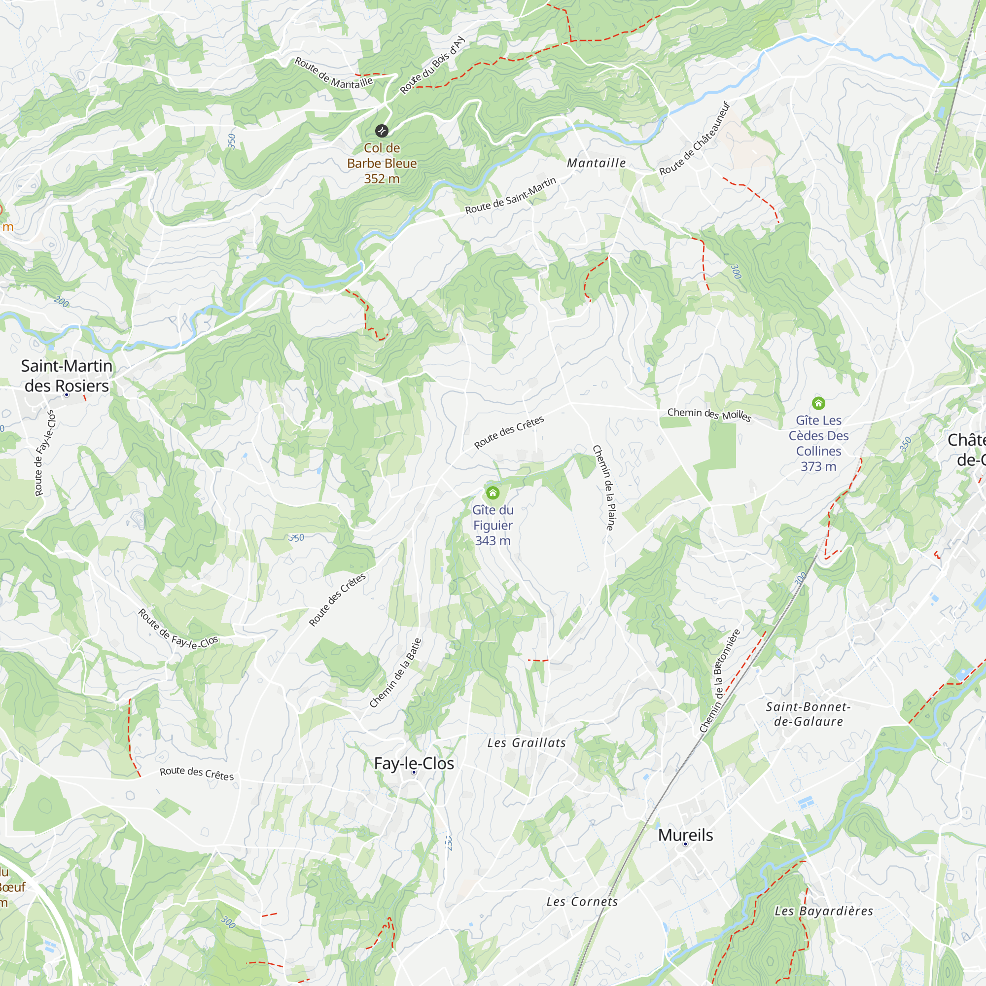 Gîte du Figuier map
