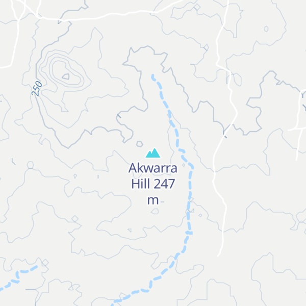 Map of Akwarra Hill