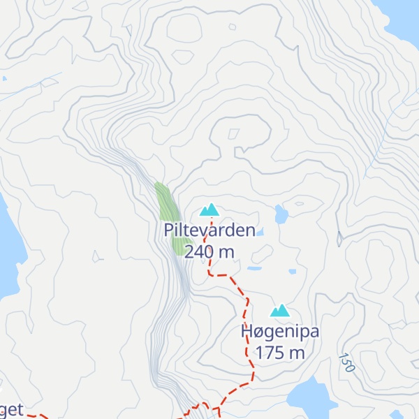 Map of Piltevarden