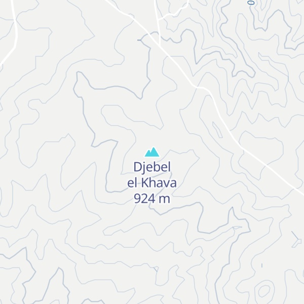 Map of Djebel el Khava