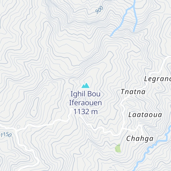 Map of Ighil Bou Iferaouen