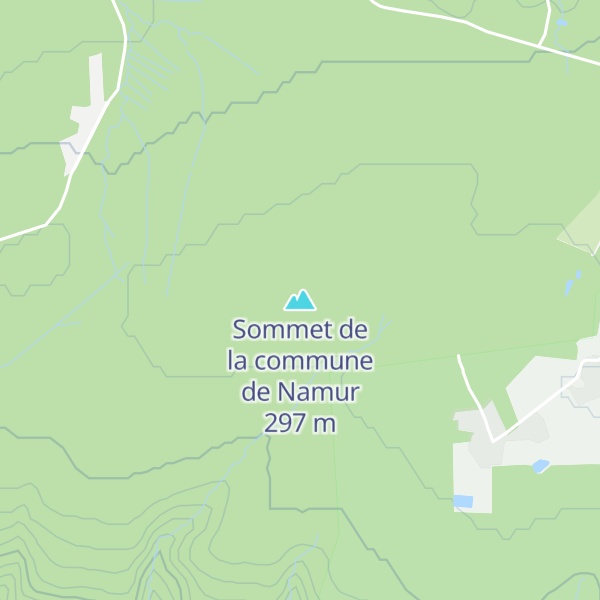 Map of Sommet de la commune de Namur
