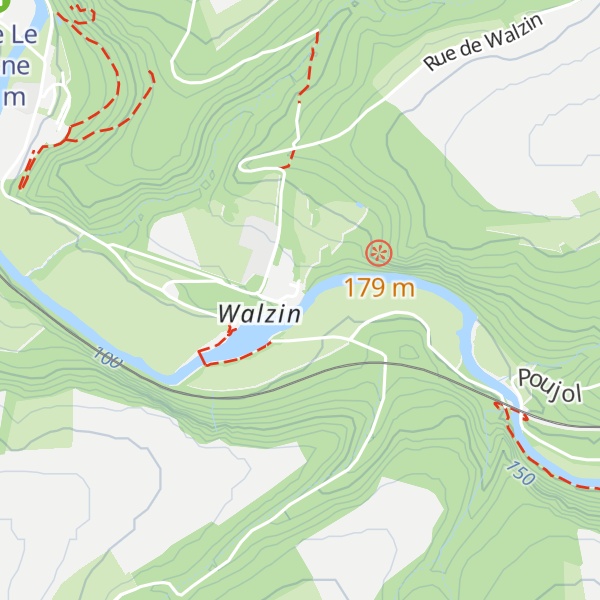 Map of Walzin Castle