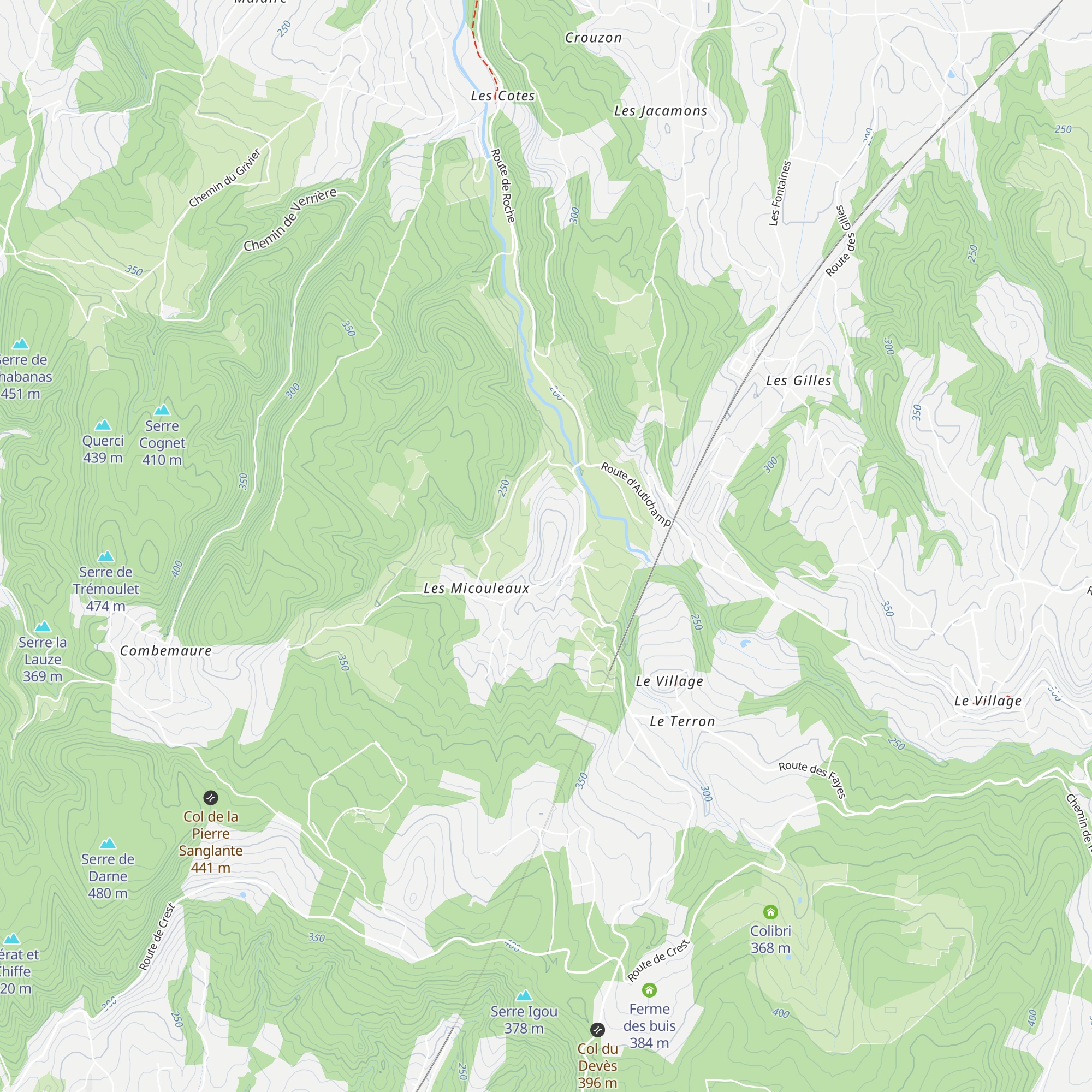 Chapelle Saint-Bonnet map