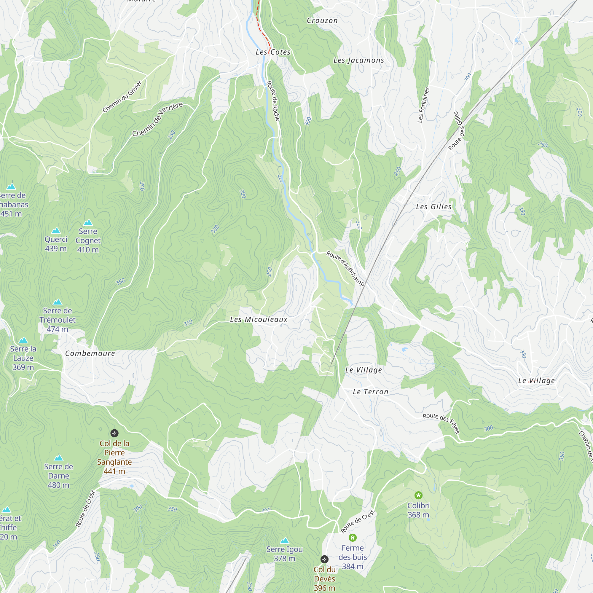 Chapelle Saint-Bonnet map
