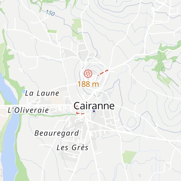 Map of Gîte n° 725 Lou Destré