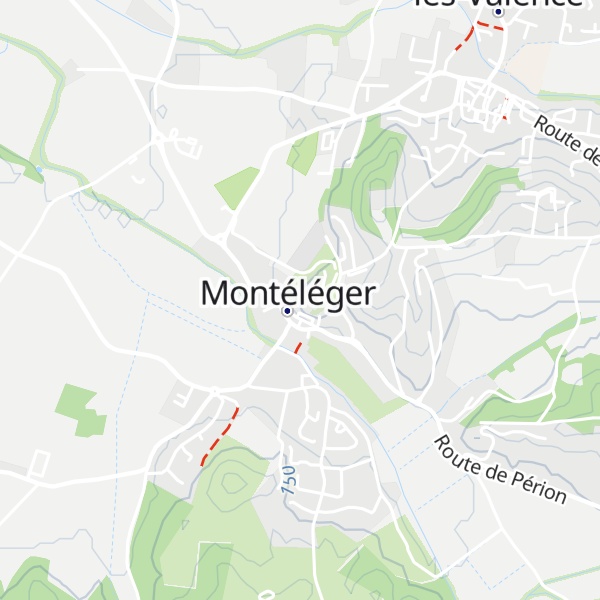 Map of Château de Montéléger