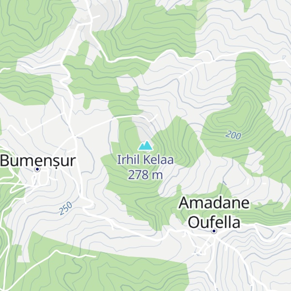 Map of Irhil Kelaa