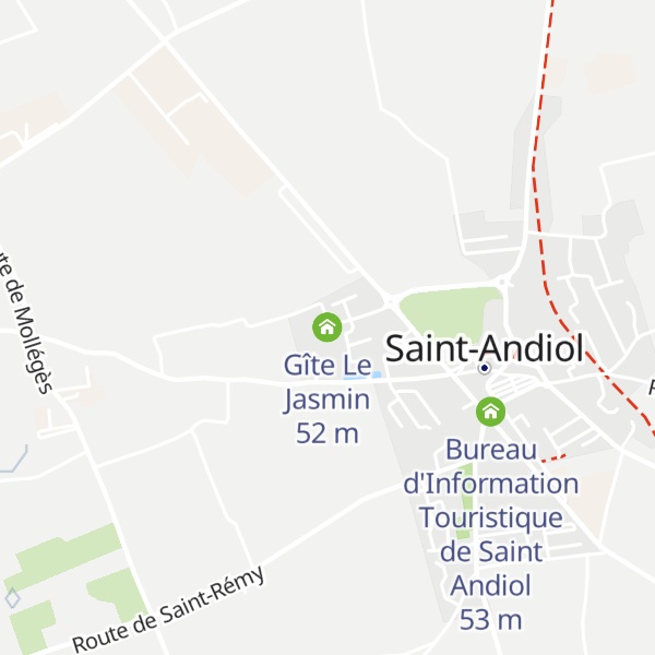 Map of Gîte Le Jasmin