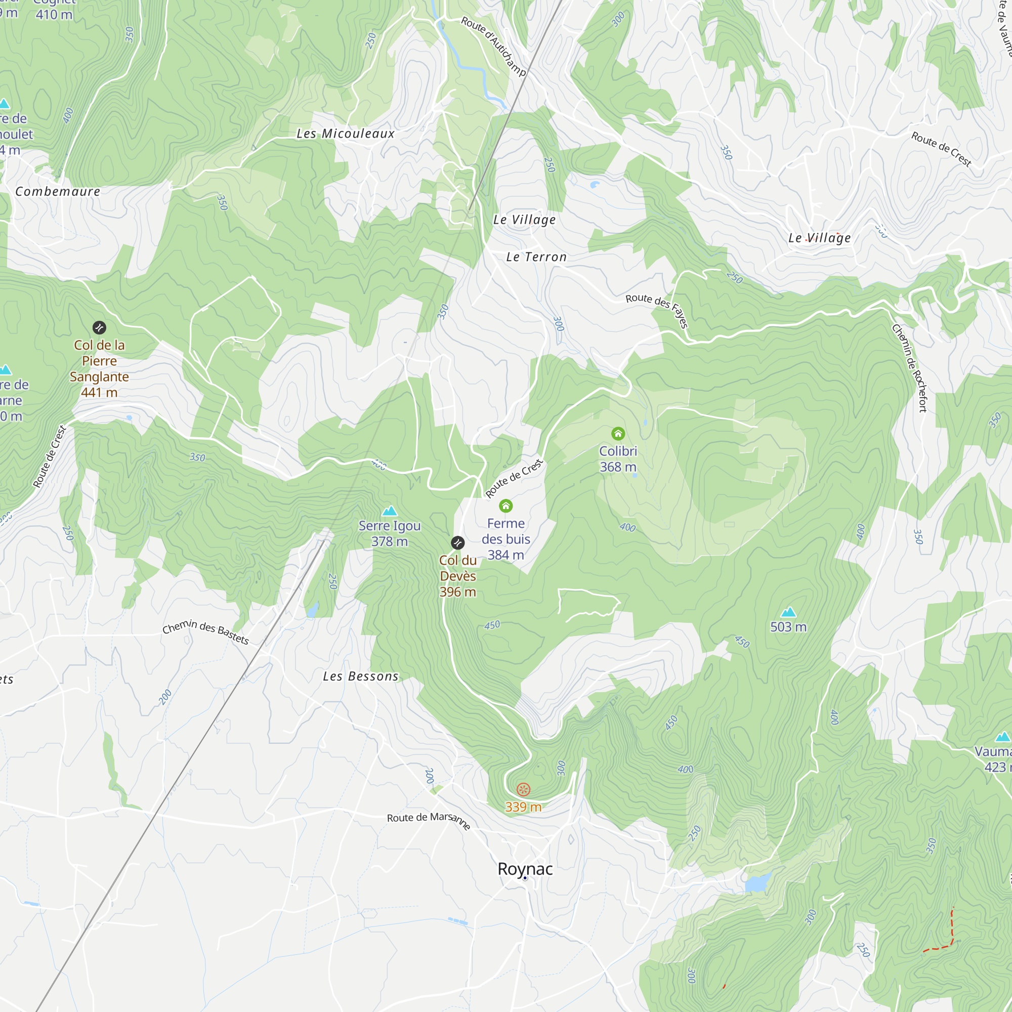 Ferme des buis map