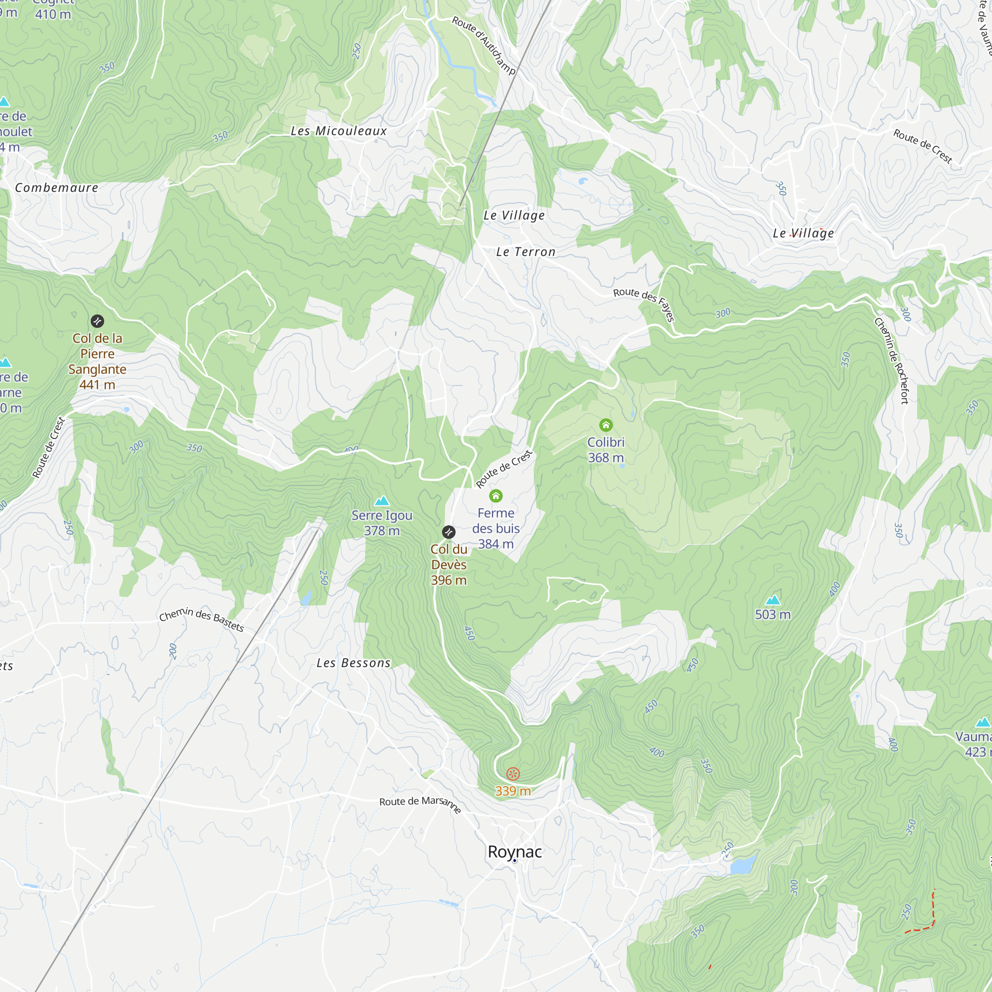 Ferme des buis map