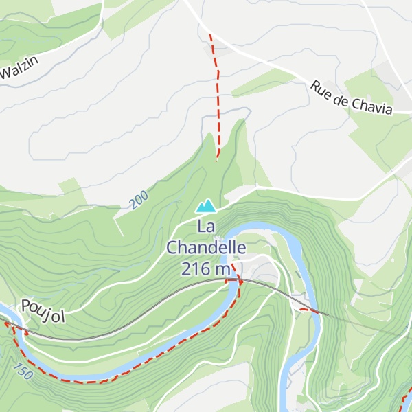 Map of La Chandelle